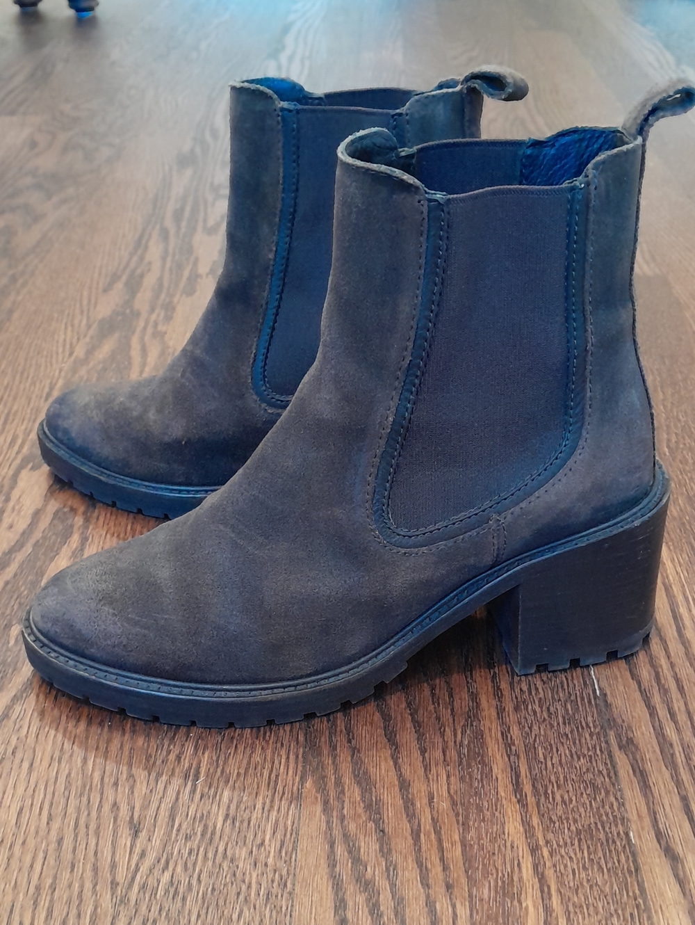Chocolate Brown Suede Chelsea Ankle Boots - Thursday Boot Co. Everday 7M